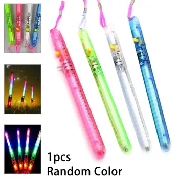 1PCS Мигащи LED пръчици Светещи Cheer Wands Многоцветни светещи пръчки с връзки за музика Концерт парти Favor