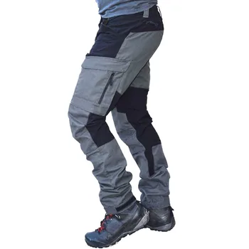 2023 Пролетни мъжки модерни ежедневни панталони Нов цвят снаждане Мулти джобове Спортни карго панталони Работа Джогър Тренировъчни гащеризони