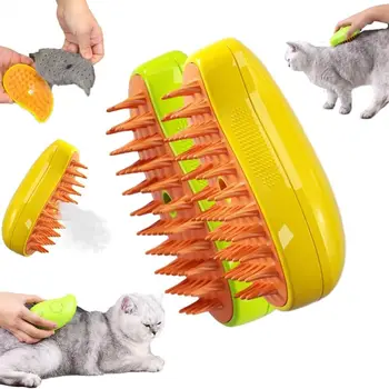 Anti Flying Hair Cat Steam Brush New 3 In1 Pet Hair Removal Comb Dog Comb