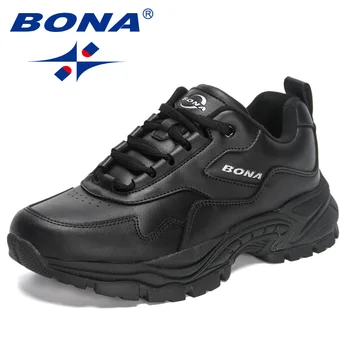 BONA Нови дизайнери Обувки за бягане Ежедневни модни спортни обувки Дамски летни дишащи луксозни маркови маратонки Дамски обувки