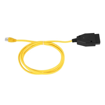 Нов ESYS кабел за данни за-BMW ENET Ethernet към OBD интерфейс за E-SYS ICOM кодиране за F-серия диагностичен кабел 2M