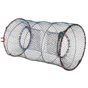 Плаващ капан Мрежа за улов на скариди Примамки Net Trap Сгъваеми риболовни мрежи Капан Риболовни капани Мрежи Crawdad Trap